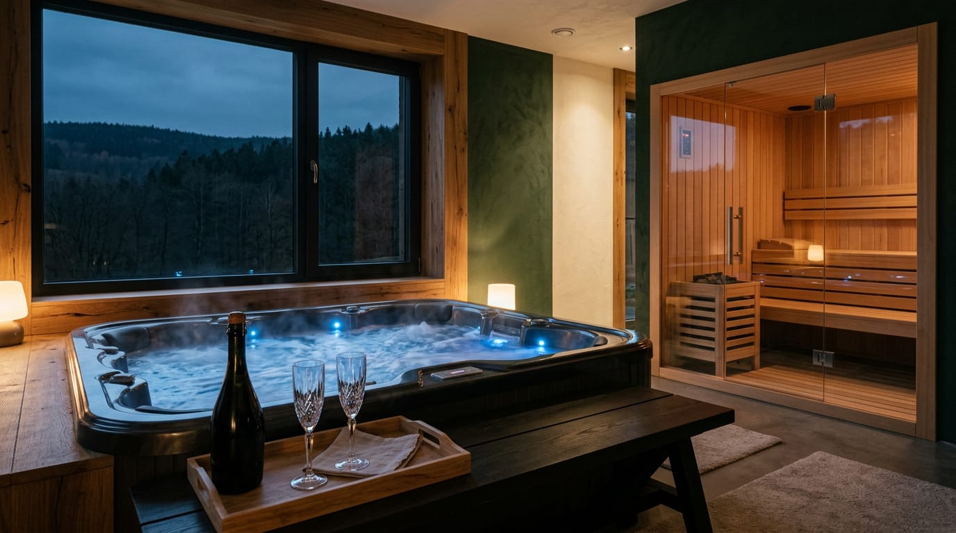 Privátní wellness na hodinu i na noc – ilustrační obrázek